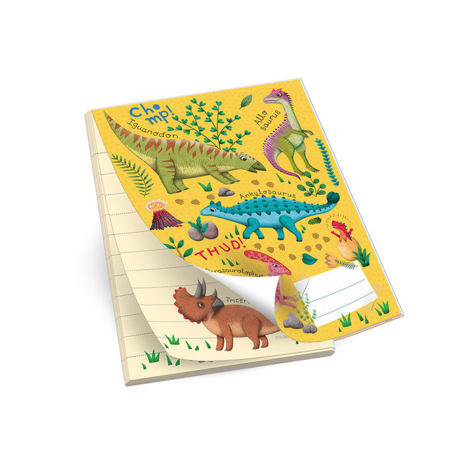 1111-0425 Trhací zápisník 9x12cm Roaaar!