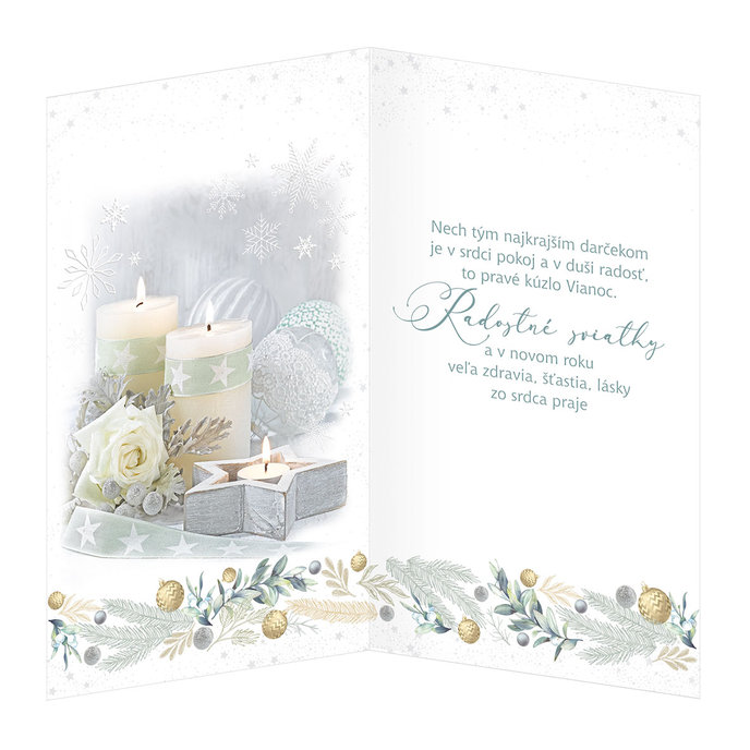 11-6451 Christmas greeting card SK