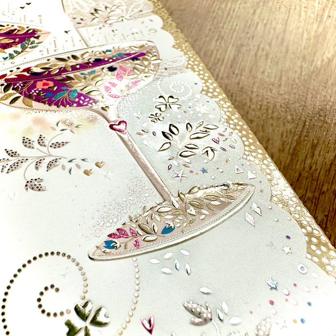 13-6164 Blahoprajná karta svadobná klopa na peniaze SK