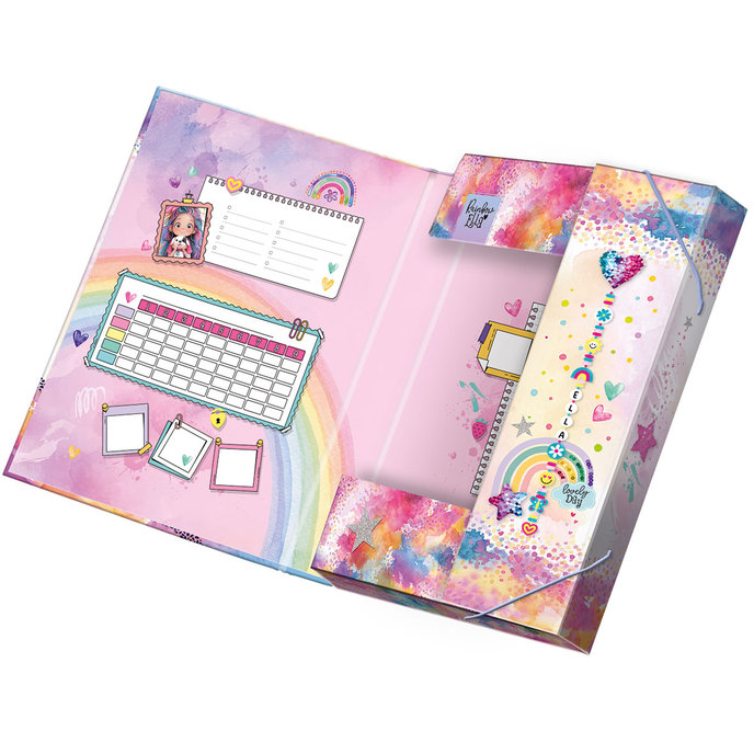 1231-0426 Box na zošity A4 Rainbow Ella