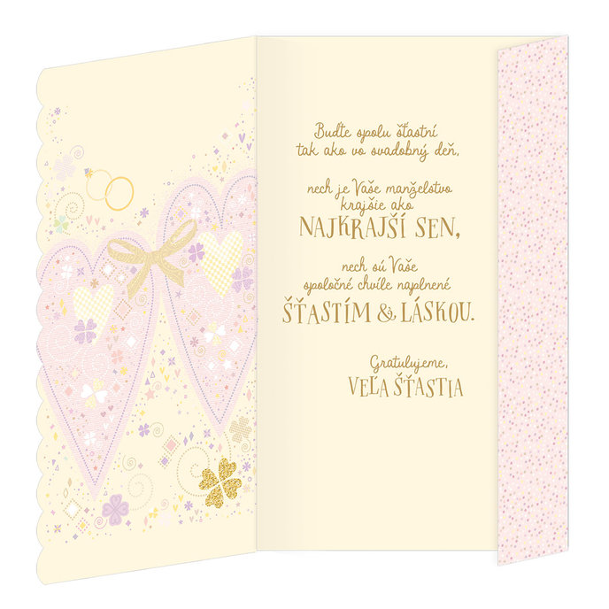 13-6165 Wedding greeting card SK