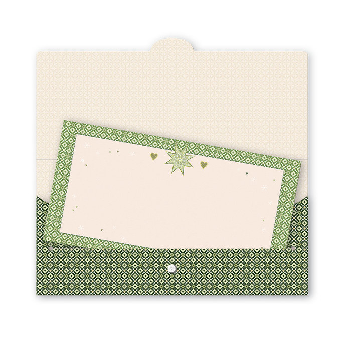 81-6038 Obálka s kartičkou, vianočná