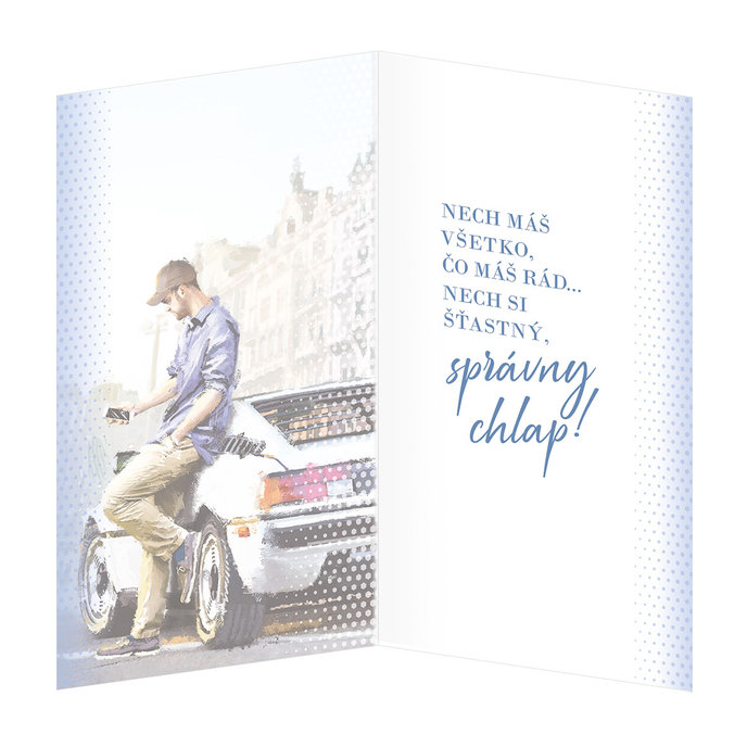 15-6476 Blahoprajná karta gratulačná  SK/40