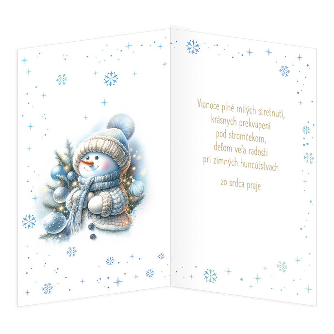 11-6561 Blahoprajná karta vianočná SK
