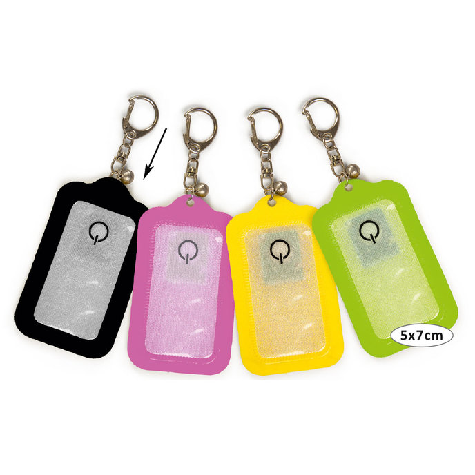 8115-0004 LED reflexný prívesok - čierny