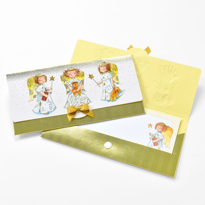 81-6034 Obálka s kartičkou, vianočná