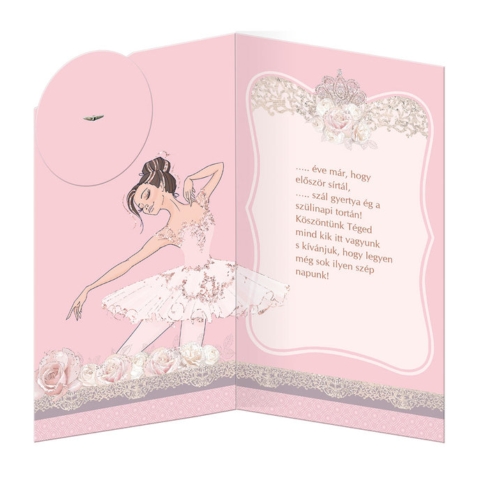 17-6065 Blahoprajná karta detská otočník HU