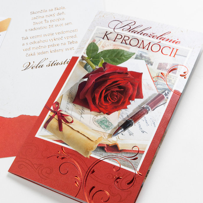 18-6004 Blahoprajná karta k ukončeniu štúdia klopa SK