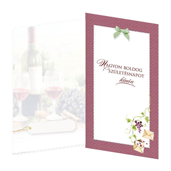 15-6441 Blahoprajná karta gratulačná otočník HU