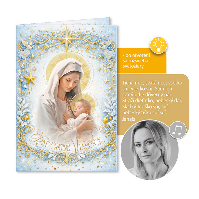 71-8029 Christmas greeting card music SK