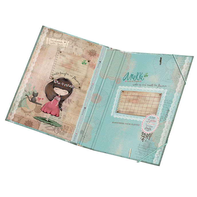 1210-0271 School folder A4 lic. Anekke