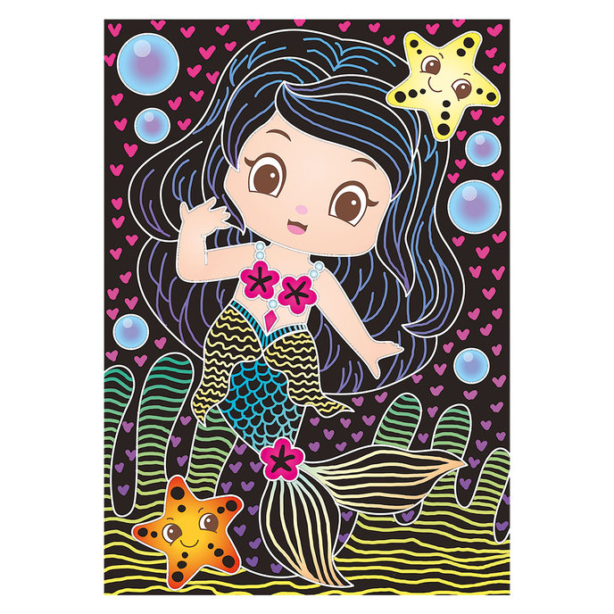 1936-0006 Kreatívna sada - Škrabacie obrázky