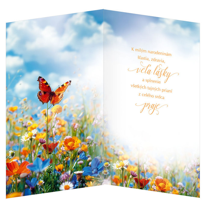 55-606 Blahoprajná karta gratulačná SK