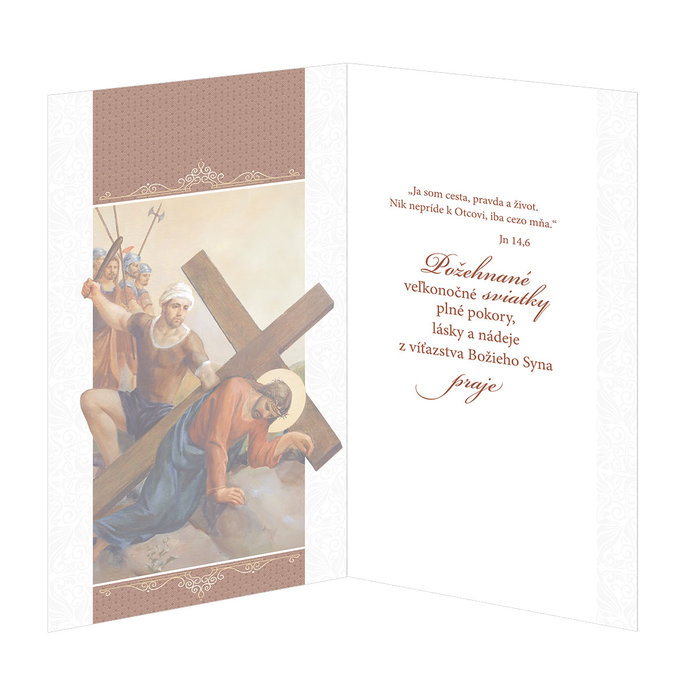 12-680 Blahoprajná karta veľkonočná náb. SK