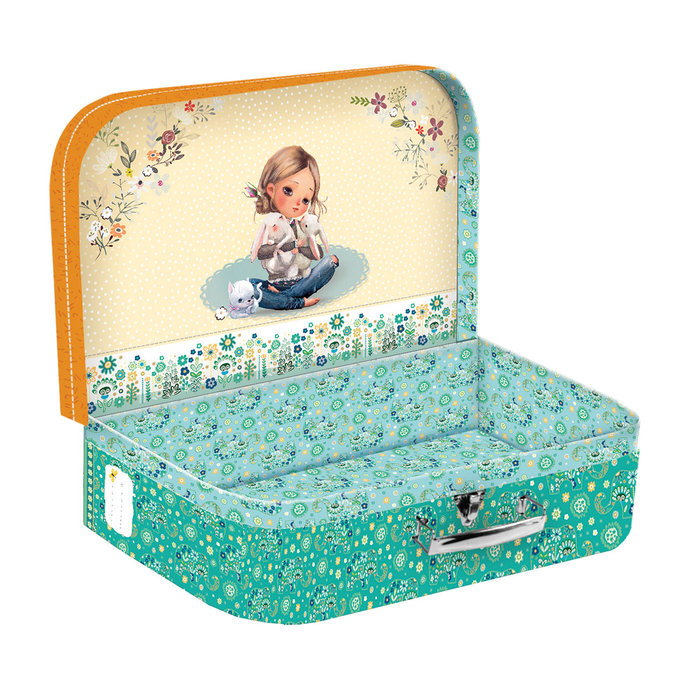 1736-0311 Paper suitcase 35 Yoga girl