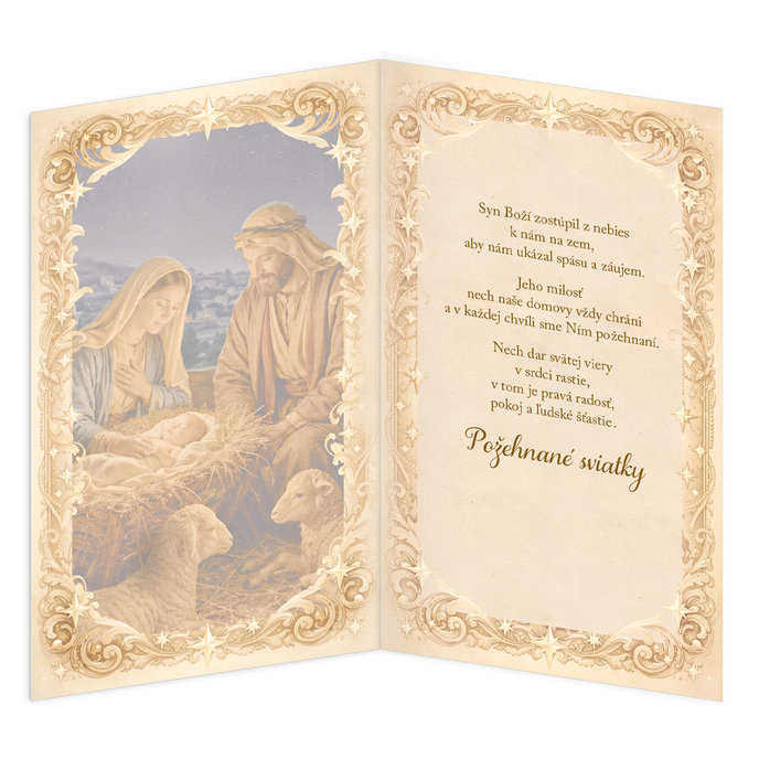 11-6578 Christmas greeting card SK