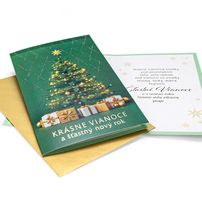 11-6605 Christmas greeting card SK