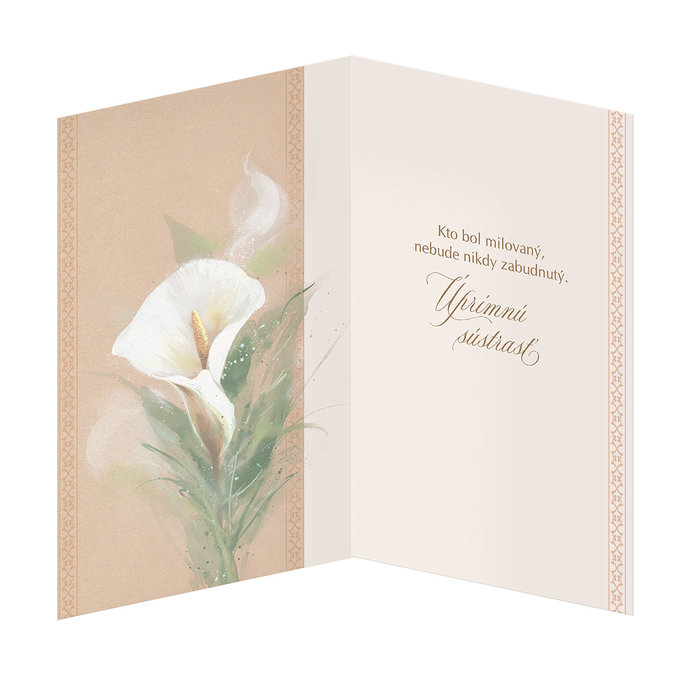 14-623 Blahoprajná karta kondolenčná  SK