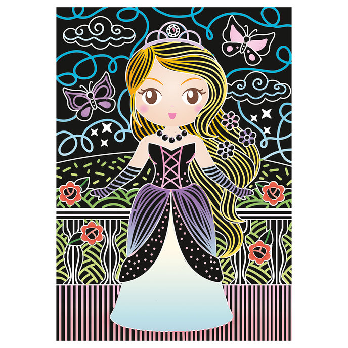 1936-0004 Kreatívna sada - Škrabacie obrázky