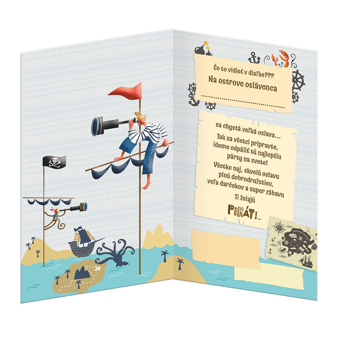 17-6055 Greeting card for children SK