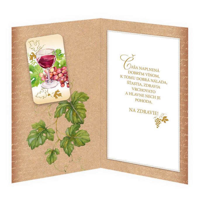 15-6320 Blahoprajná karta gratulačná SK/Jozef