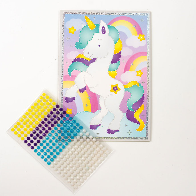 1912-0005 Creative set - gem sticker picture