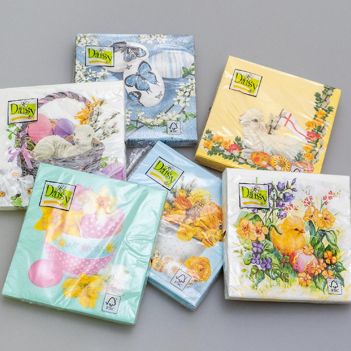 1903-0001 Papierové servítky, Veľká noc