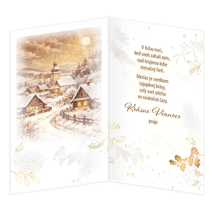 11-6594 Christmas greeting card SK