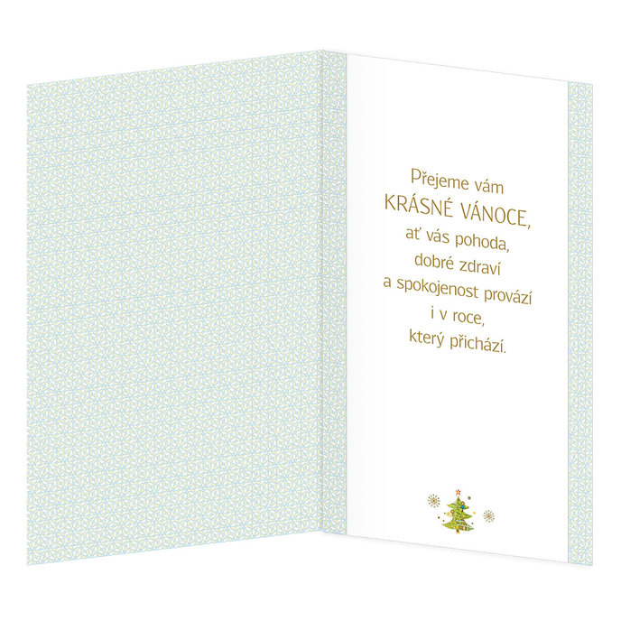 11-6536 Christmas greeting card CZ