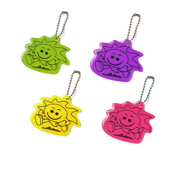 8113-0003 Reflective sun pendant, purple