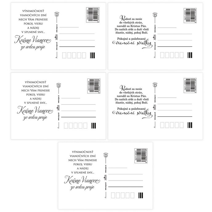 0611-0323s Pohľadnica vianočná SK