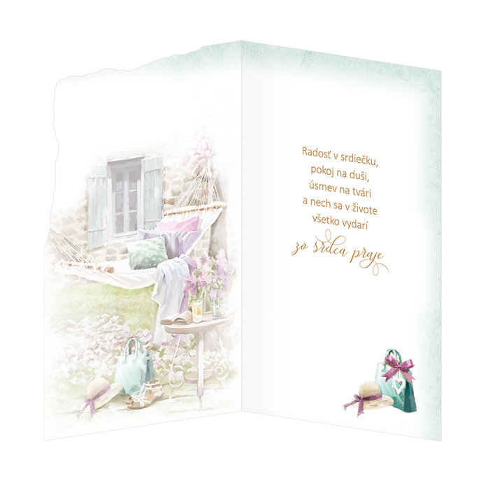 15-6450 Blahoprajná karta gratulačná  SK