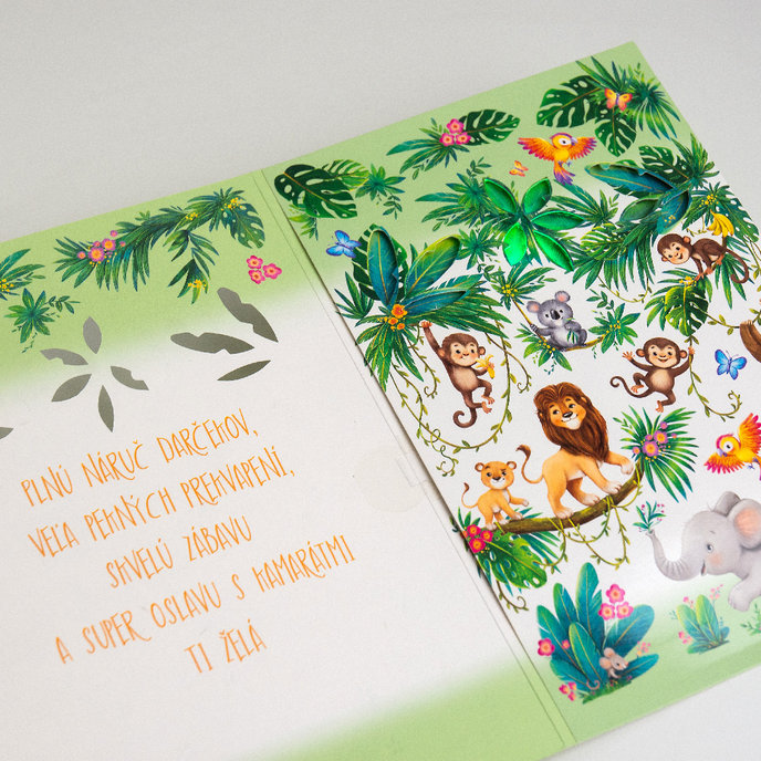 77-8010 Greeting card for children with music SK