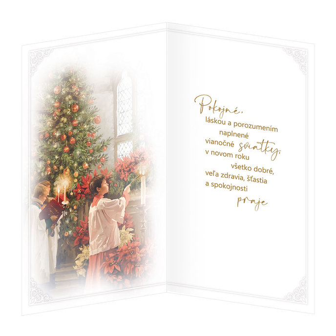 11-6437 Blahoprajná karta vianočná SK