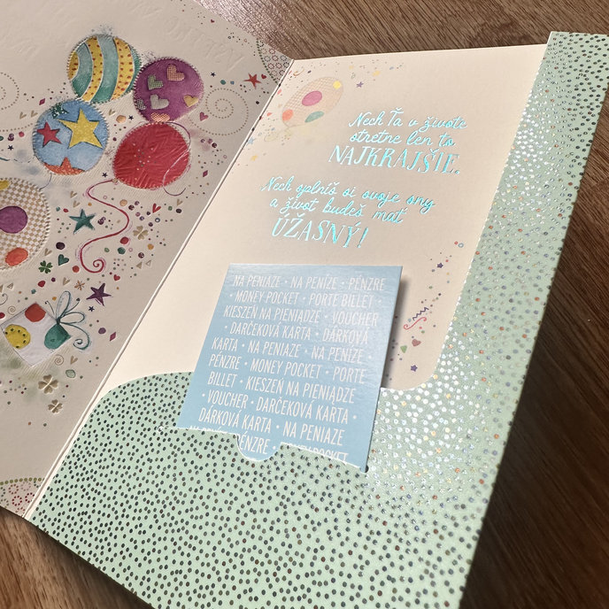 15-6534 Greeting card glued component SK/20