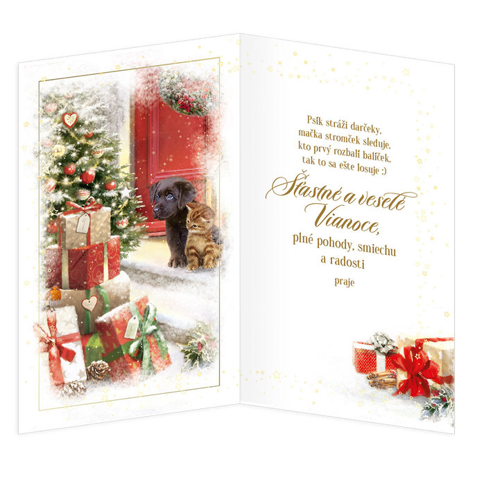 11-6598 Christmas greeting card SK
