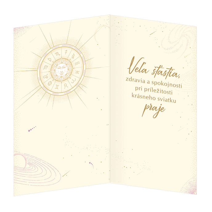 15-6490 Blahoprajná karta gratulačná zverokruh SK STRELEC