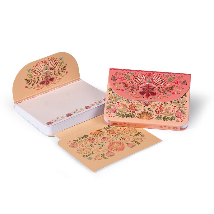 1150-0009 Notepad with magnetic close, mix 24 pcs