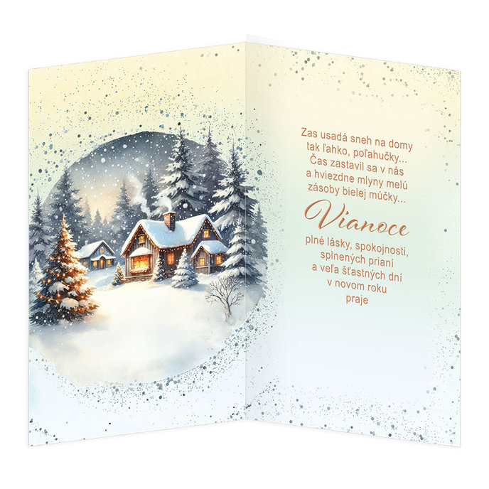 11-6563 Blahoprajná karta vianočná SK