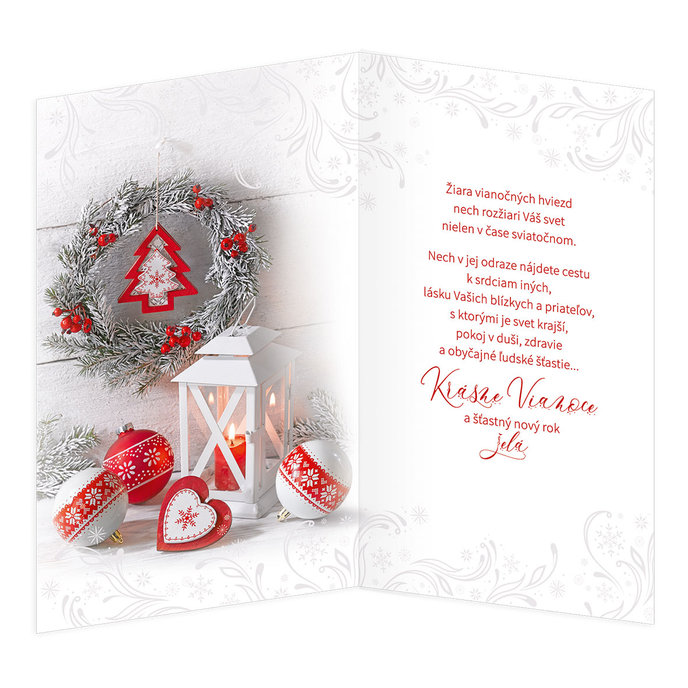 11-6525 Blahoprajná karta vianočná SK