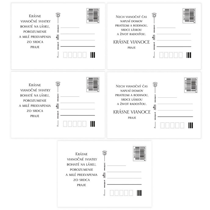 0611-0318s Pohľadnica vianočná SK