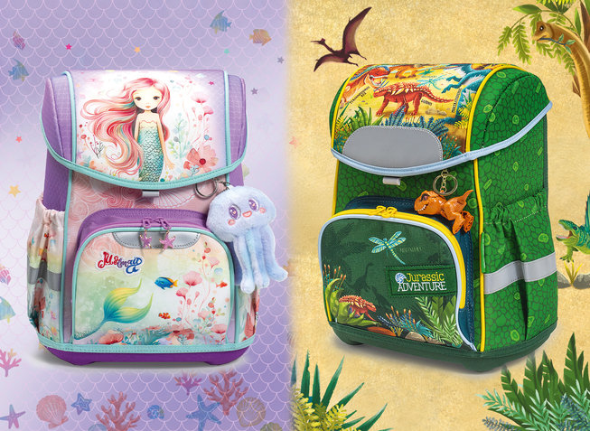 Anatomical school backpack