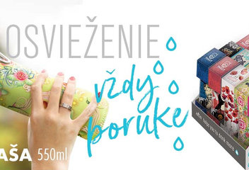 Eko fľaša - OSVIEŽENIE VŽDY PO RUKE!