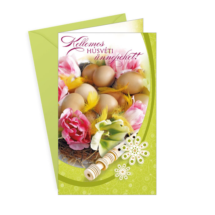 12-652 Easter greeting card HU