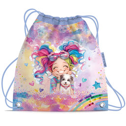 1830-0426 Bag for slippers Rainbow Ella