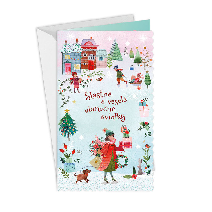 11-6505 Christmas greeting card SK