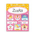 1114-0119 Tear-off block with stickers - 15 sheets, Zuzka