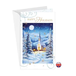 11-6566 Christmas greeting card card with leap EN