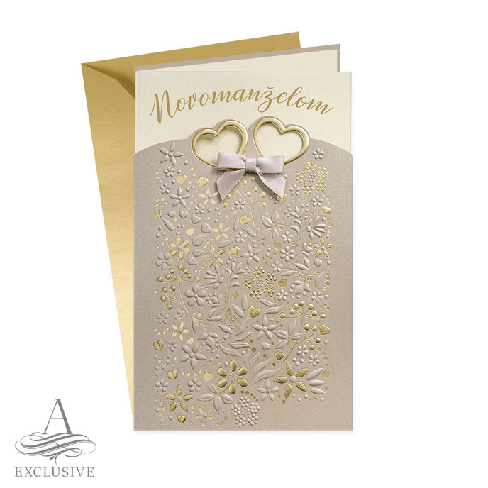 13-43C2D  Wedding greeting card SK