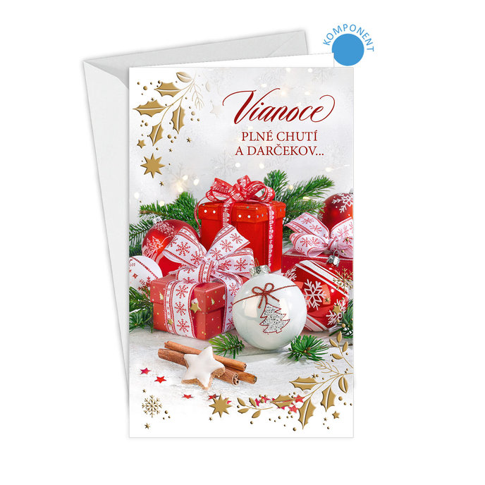 11-6599 Christmas greeting card SK